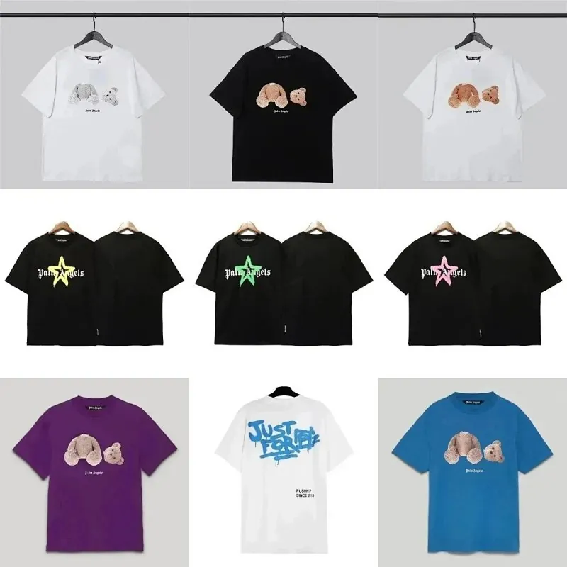 Palm Angels Bear and Star Print T-Shirt Collection