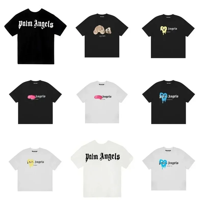 Palm Angels Logo and Bear Print Tee Collection