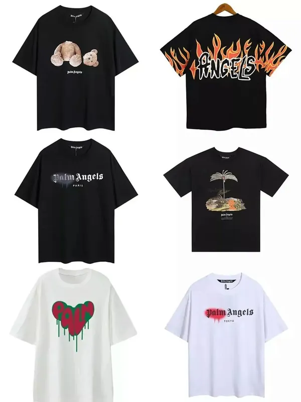 Palm Angels Bear Flame and Heart Tee Collection