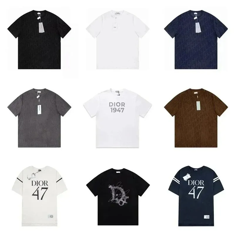 Dior 1947 Logo Print T-Shirt Collection
