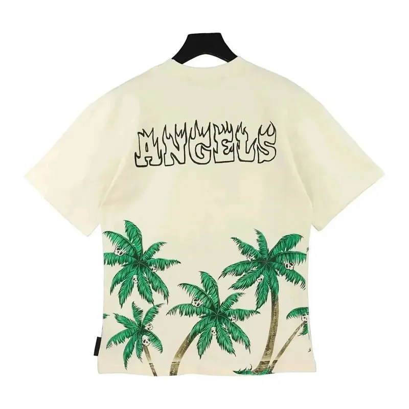 Palm Angels Palm Tree Flame Logo T-Shirt