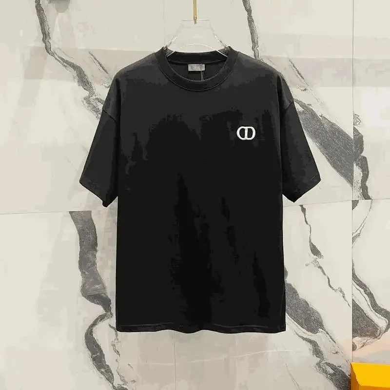 Dior CD Logo Washed Black T-Shirt