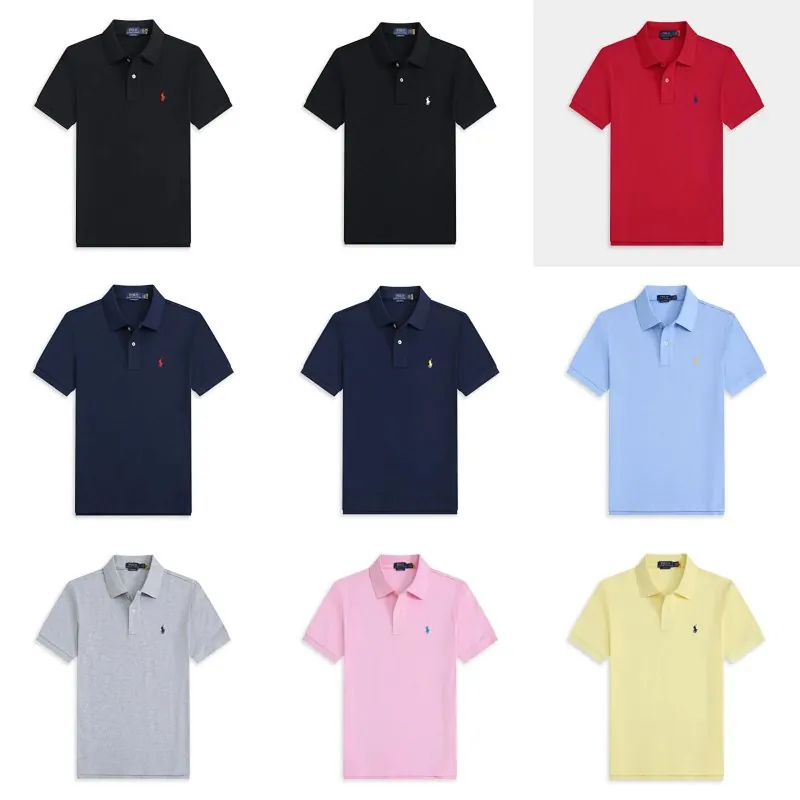 Ralph Lauren Pony Logo Pique Polo Shirt Collection