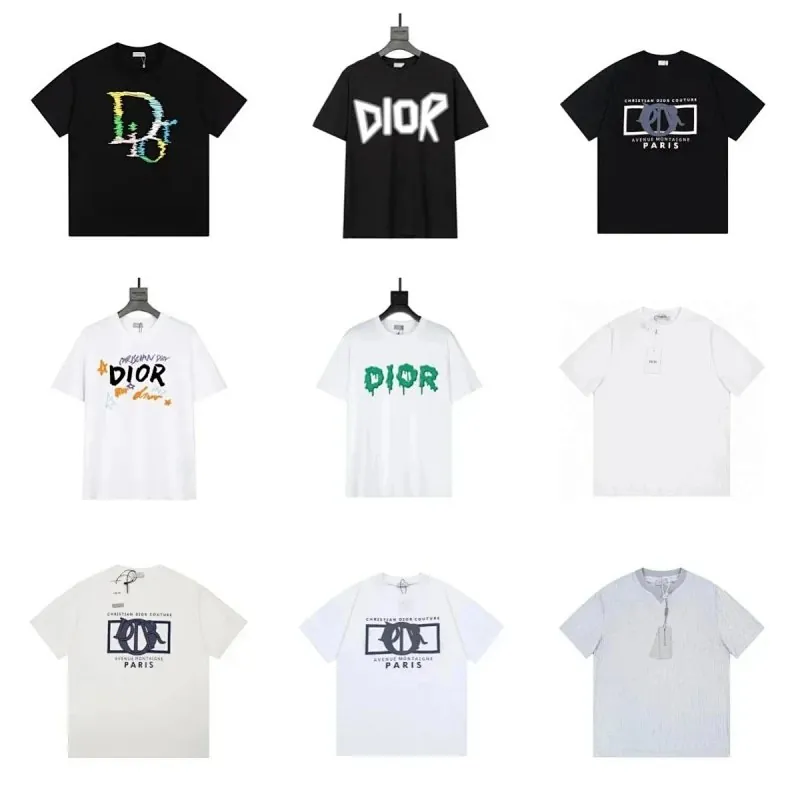 Dior CD Icon Logo Print T-Shirt Collection