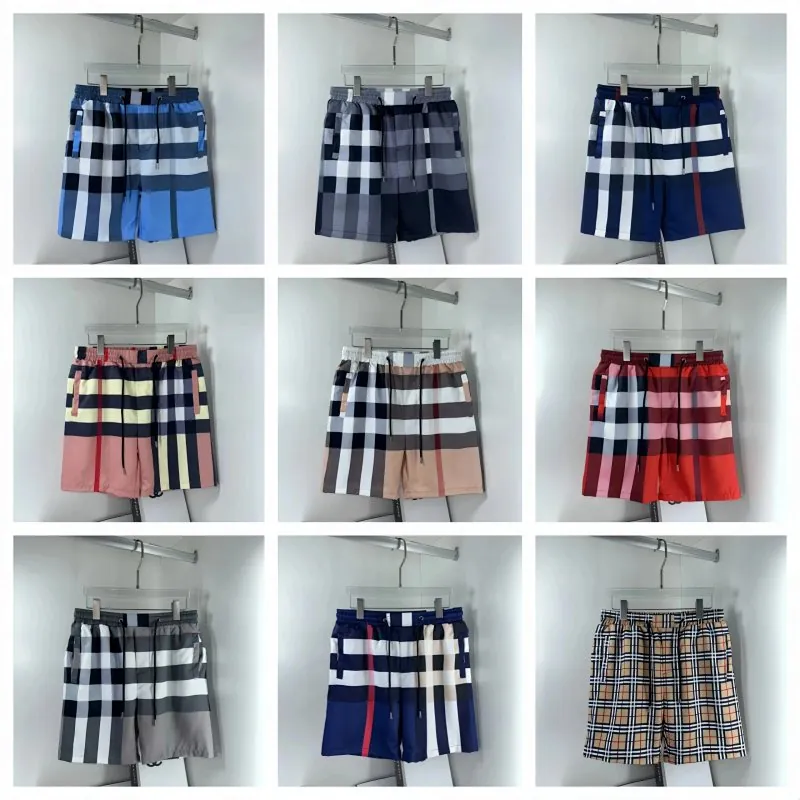 Burberry Check Print Beach Shorts Collection