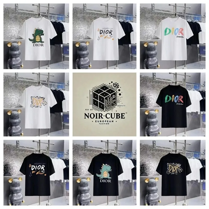 Dior Animal Graphic Print T-Shirt Collection