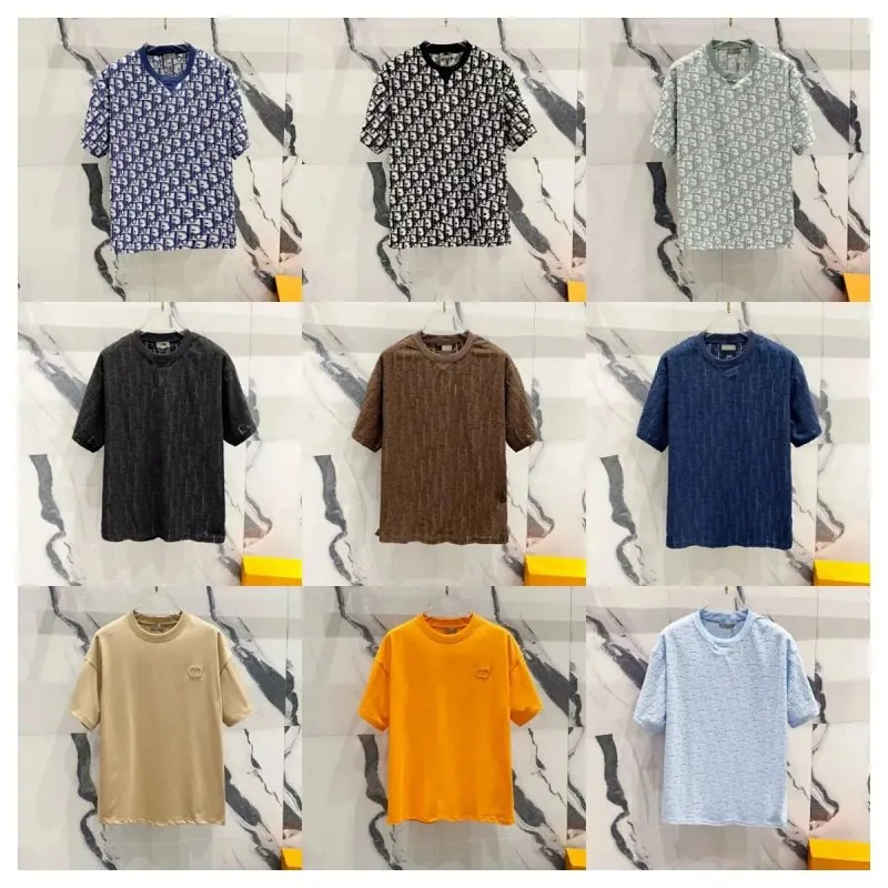 Dior Oblique Monogram Knit T-Shirt Collection