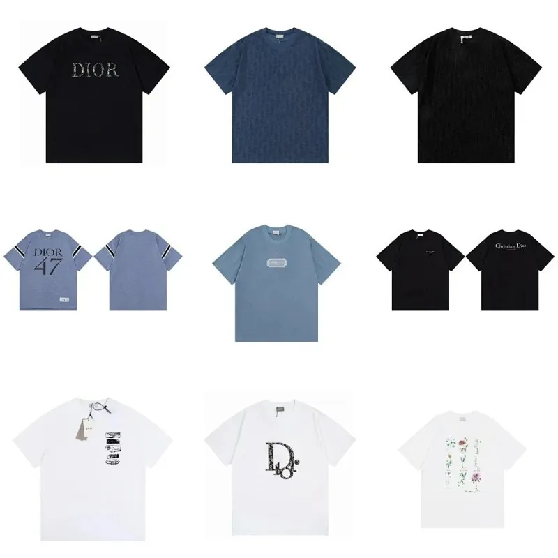 Dior CD Logo Print T-Shirt Collection