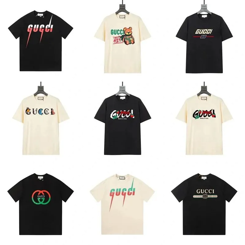 Gucci Blade Logo Print T-Shirt Collection