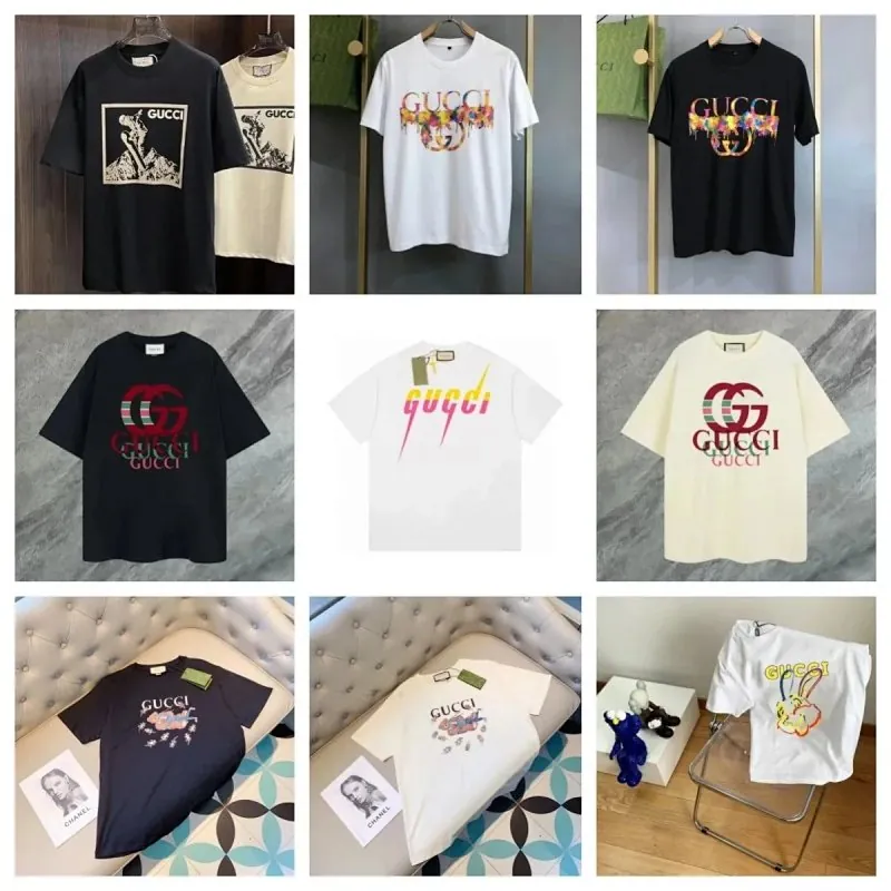 Gucci Graphic Logo Print Cotton T-Shirt Collection