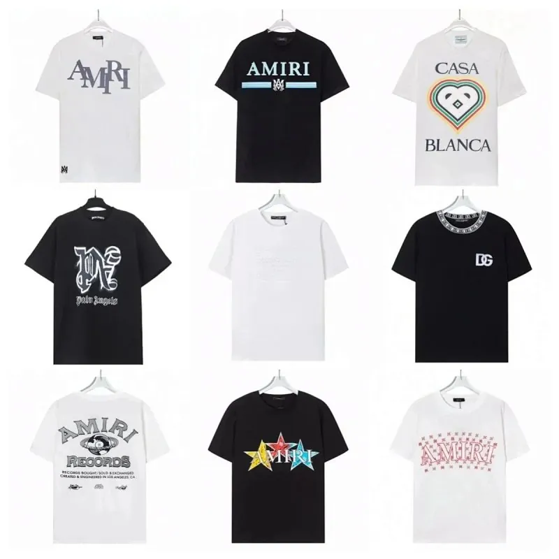 Amiri Logo and Star Print T-Shirt Collection