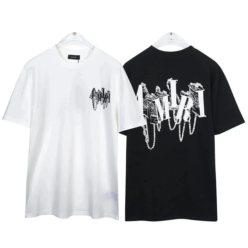 Amiri Dripping Paint Logo T-Shirt Collection