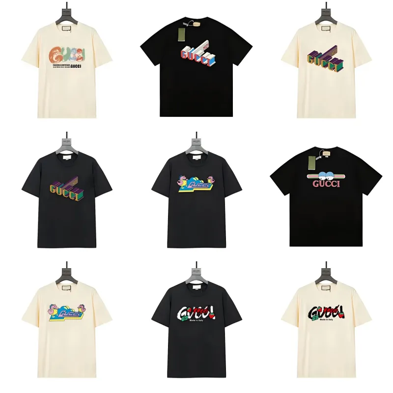 Gucci Graphic Logo Print T-Shirt Collection
