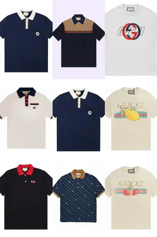 Gucci Web Trim Short Sleeve Polo Shirt Collection