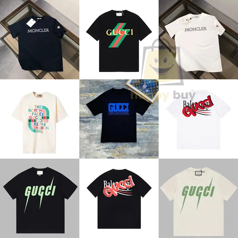 Gucci Hacker Logo Print T-Shirt Collection