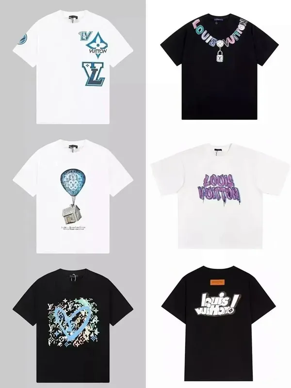 Louis Vuitton Graffiti Print T-Shirt Collection