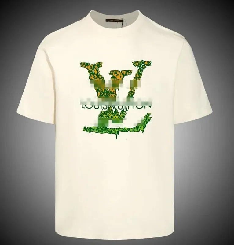 Louis Vuitton Green Graffiti Logo T-Shirt
