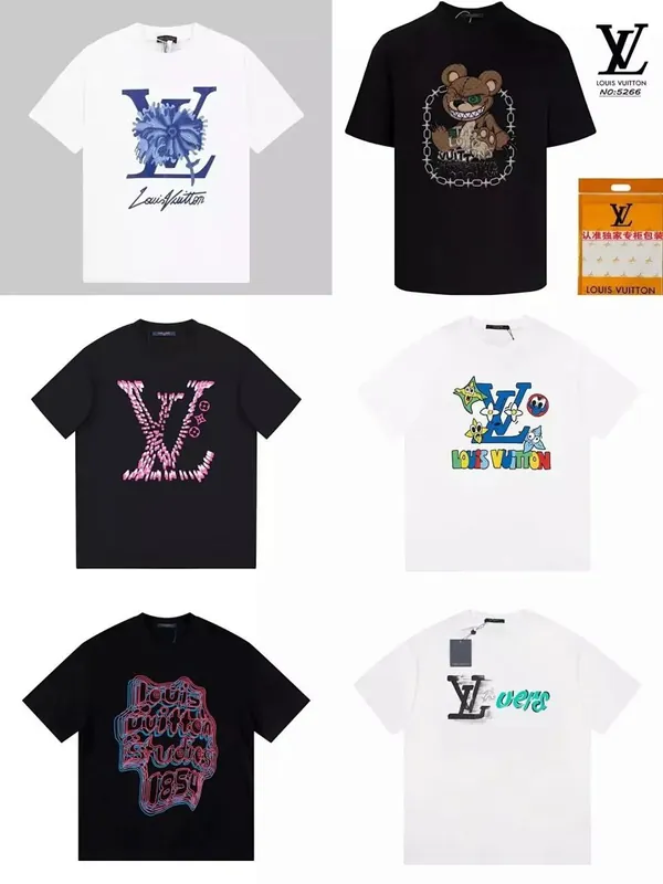 Louis Vuitton Graphic Print T-Shirt Collection