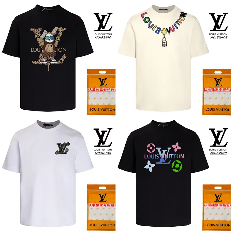 Louis Vuitton Monogram Print T-Shirt Collection