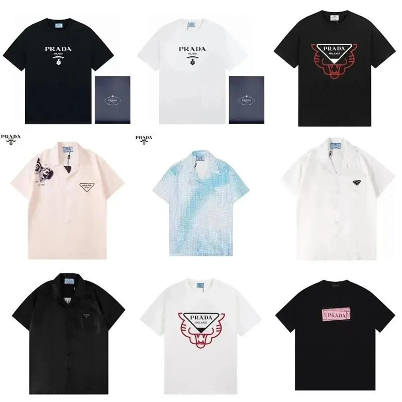 Prada Triangle Logo T-Shirt Shirt Collection