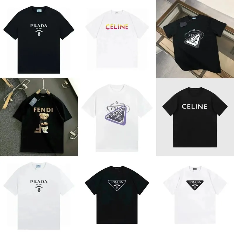 Prada Triangle Logo T-Shirt Collection