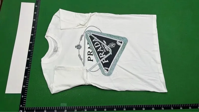 Prada Triangle Logo T-Shirt