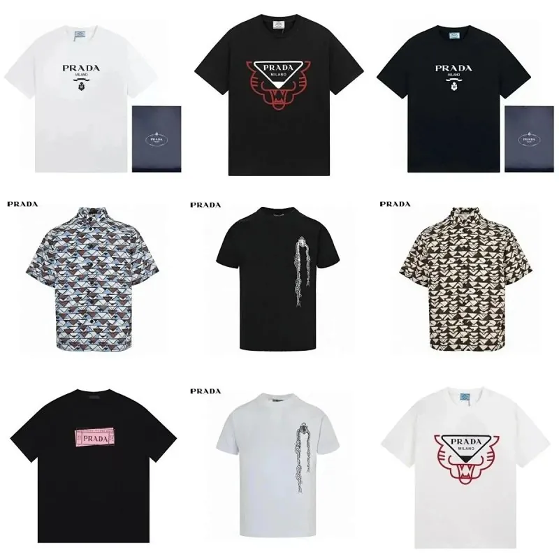 Prada Logo T-Shirt Floral Shirt Collection