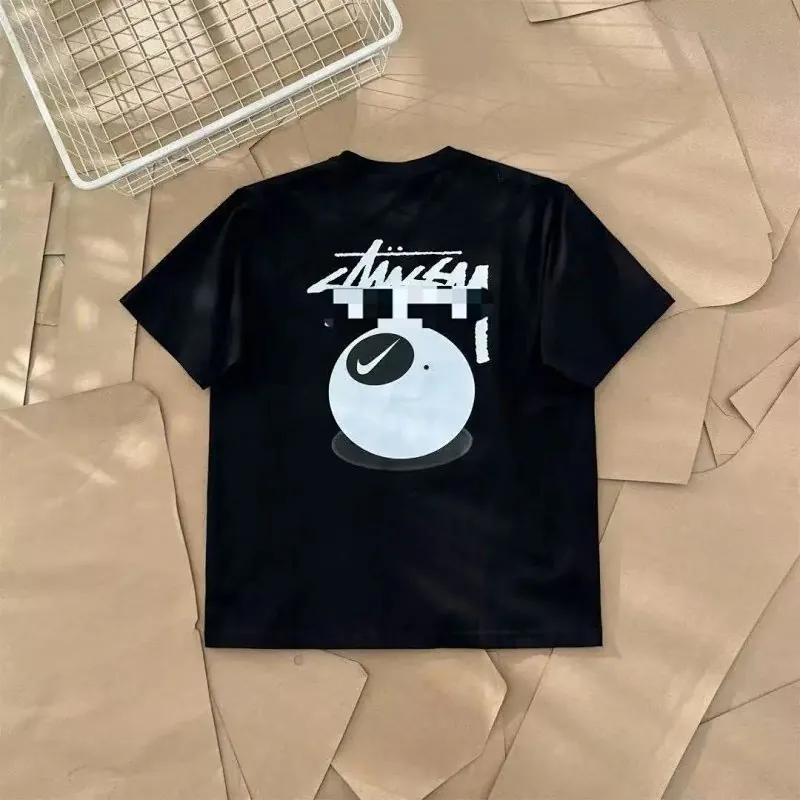 Stussy Eight Ball Print Black T-Shirt