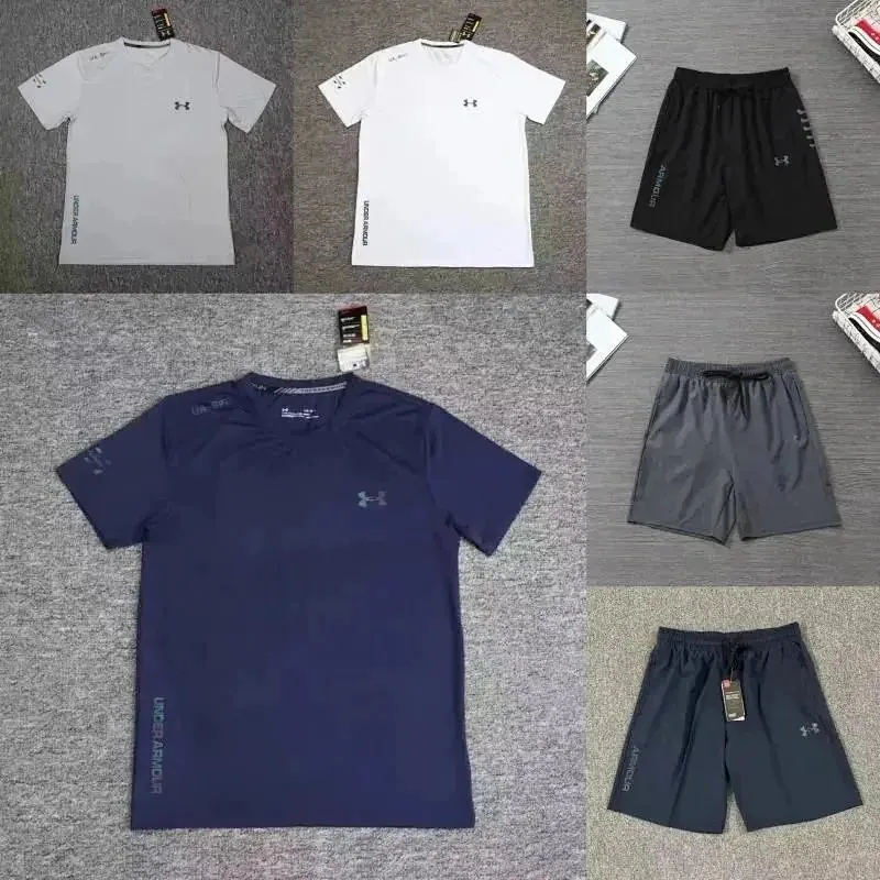 Under Armour Logo Tee and Shorts Collection