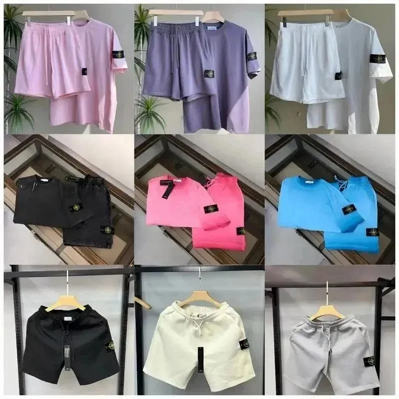Stone Island Compass Badge Tee and Shorts Collection