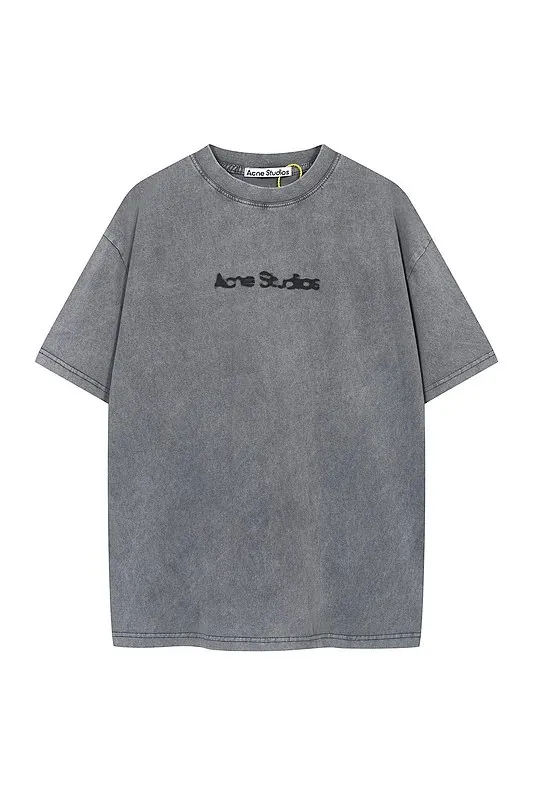 Acne Studios Logo Washed Grey T-Shirt