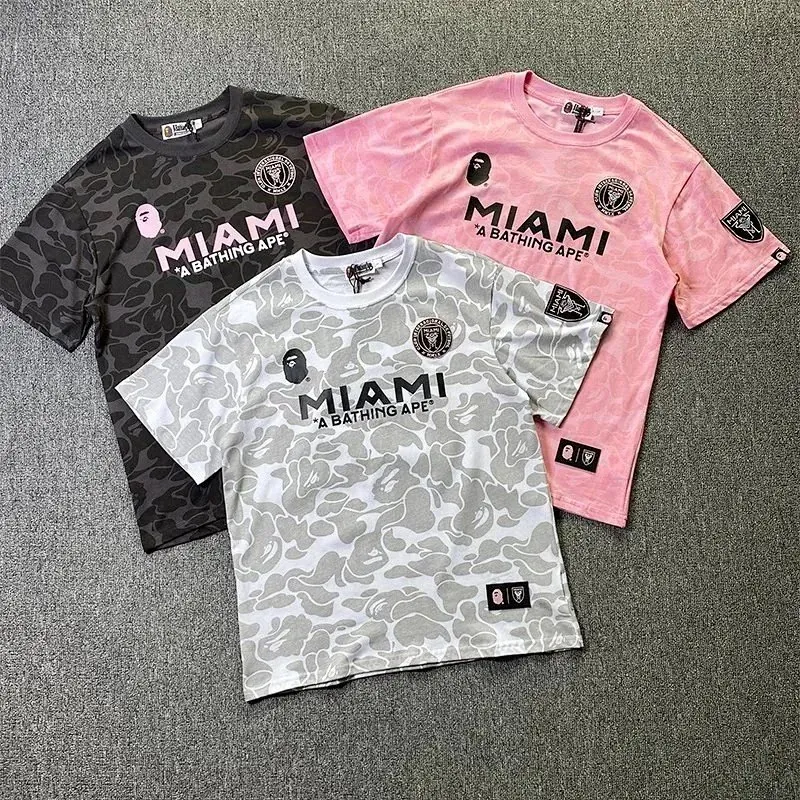 Bape Inter Miami Camo Football Jersey Collection