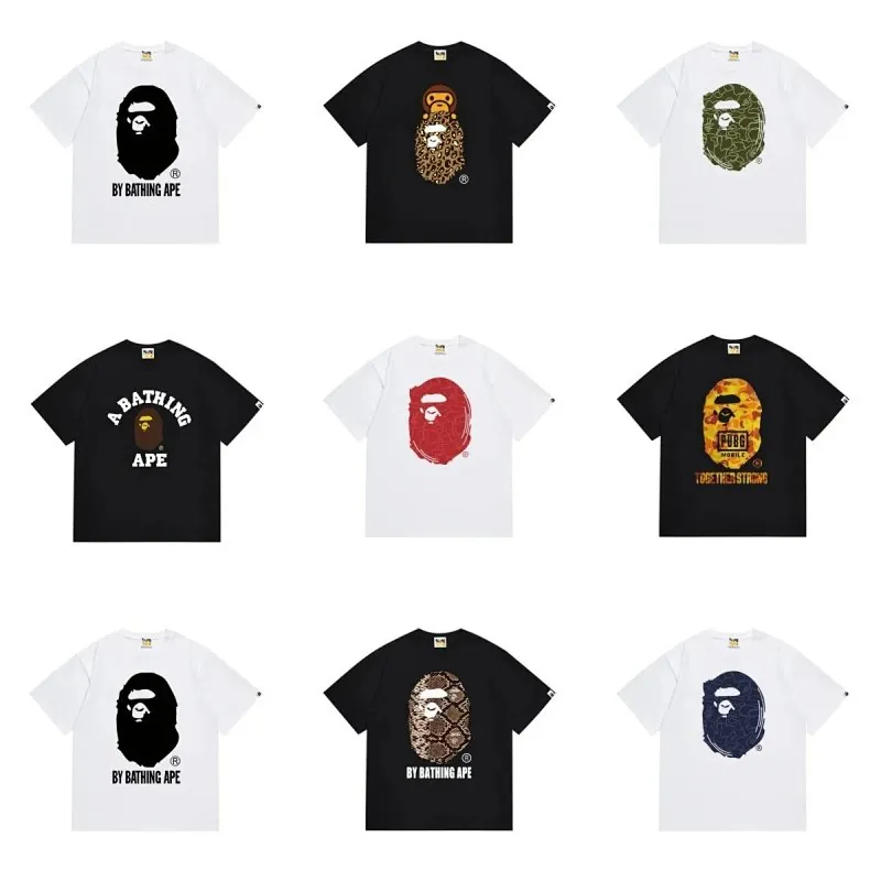 Bape Ape Head Camo Print T-Shirt Collection