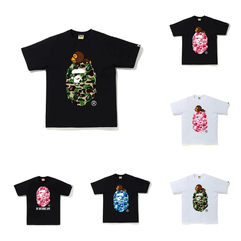 Bape Camo Ape Head Graphic T-Shirt Collection