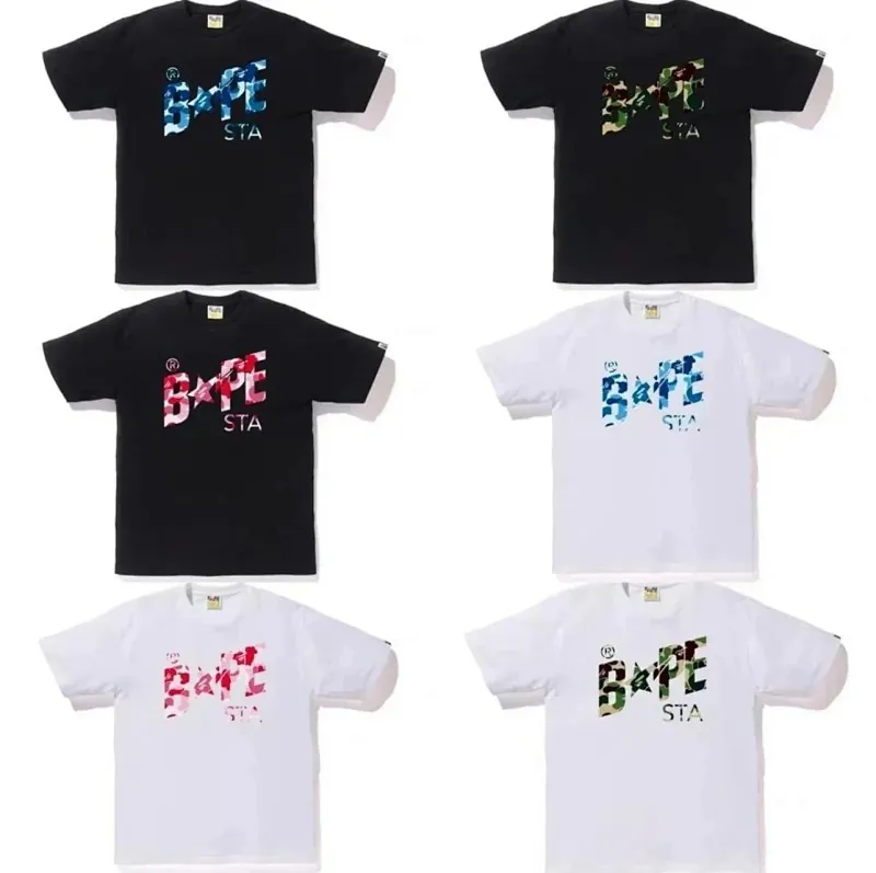 Bape Sta Logo Print T-Shirt Collection