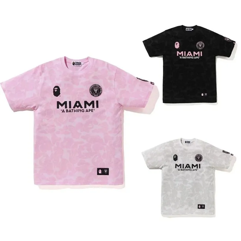 Bape Inter Miami Camo Football Jersey Collection