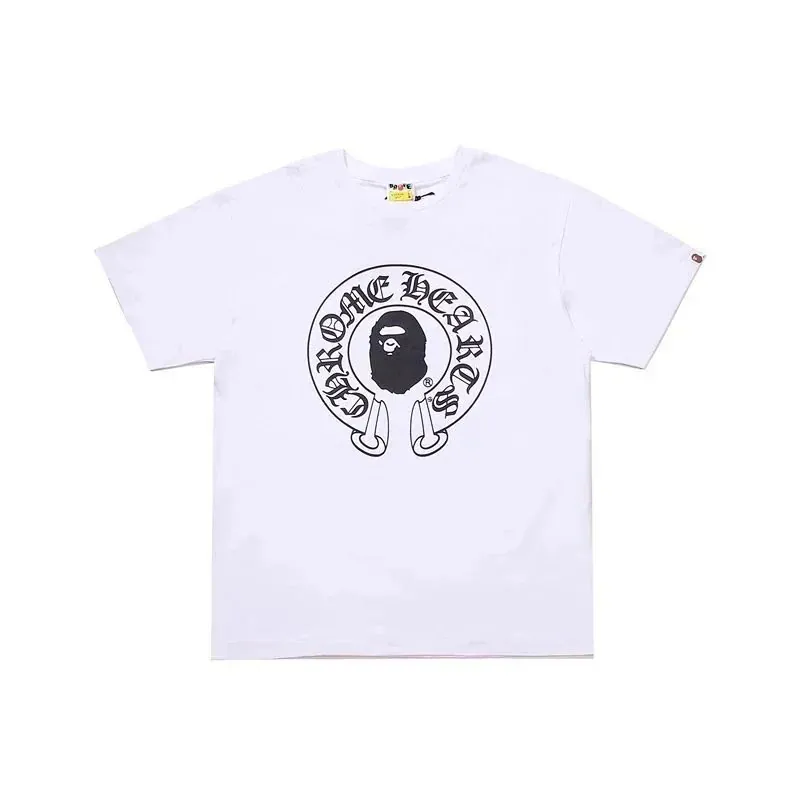 Bape Chrome Hearts Horseshoe Ape Head T-Shirt