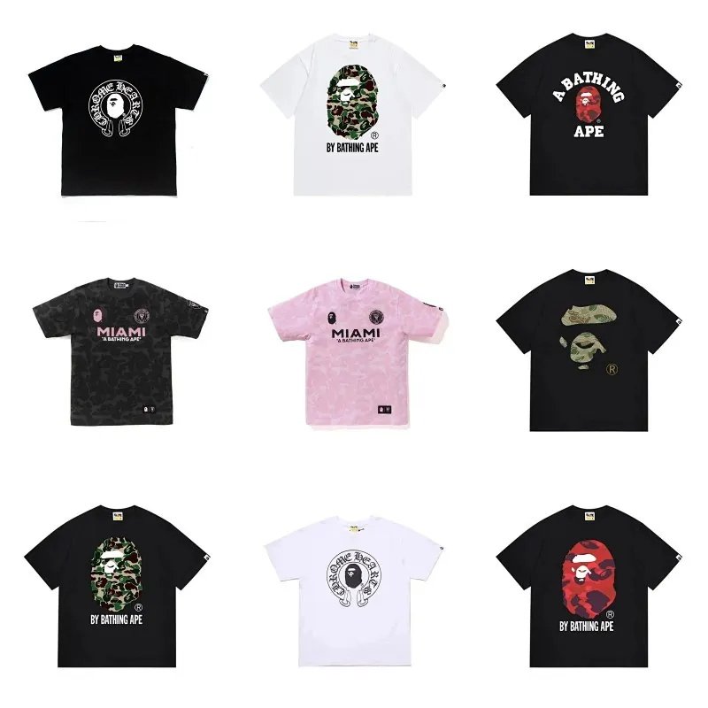 Bape Inter Miami Ape Head T-Shirt Collection