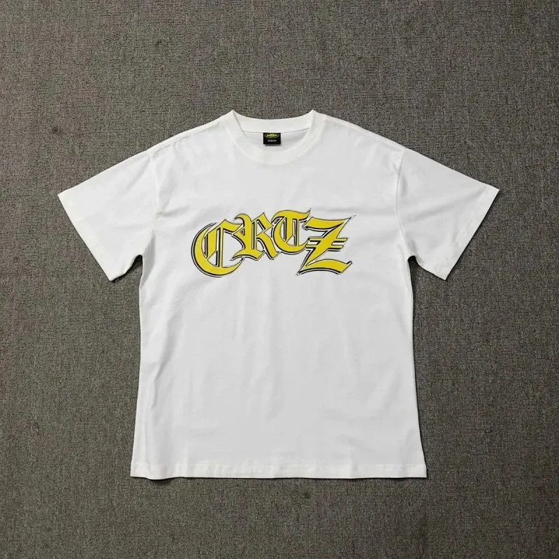 Corteiz CRTZ Graffiti Print White T-Shirt