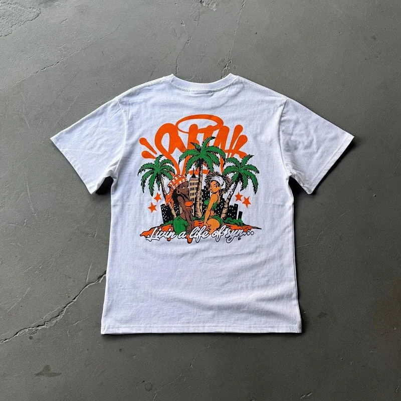 Saint Michael Palm Tree Graffiti T-Shirt