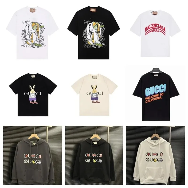 Gucci Graphic Print T-Shirt Collection