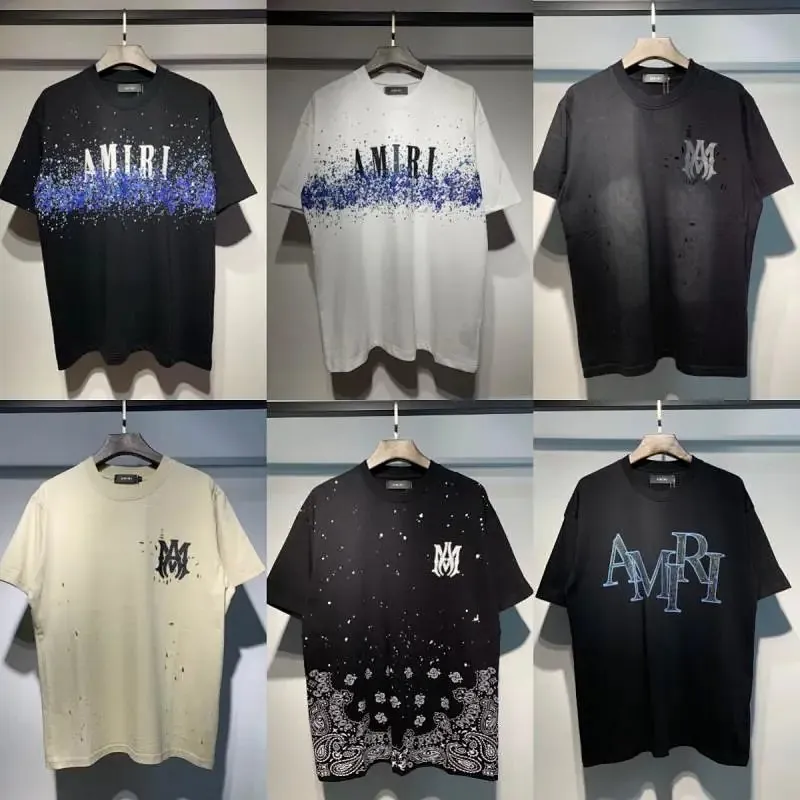 Amiri Paint Splatter T-Shirt Collection
