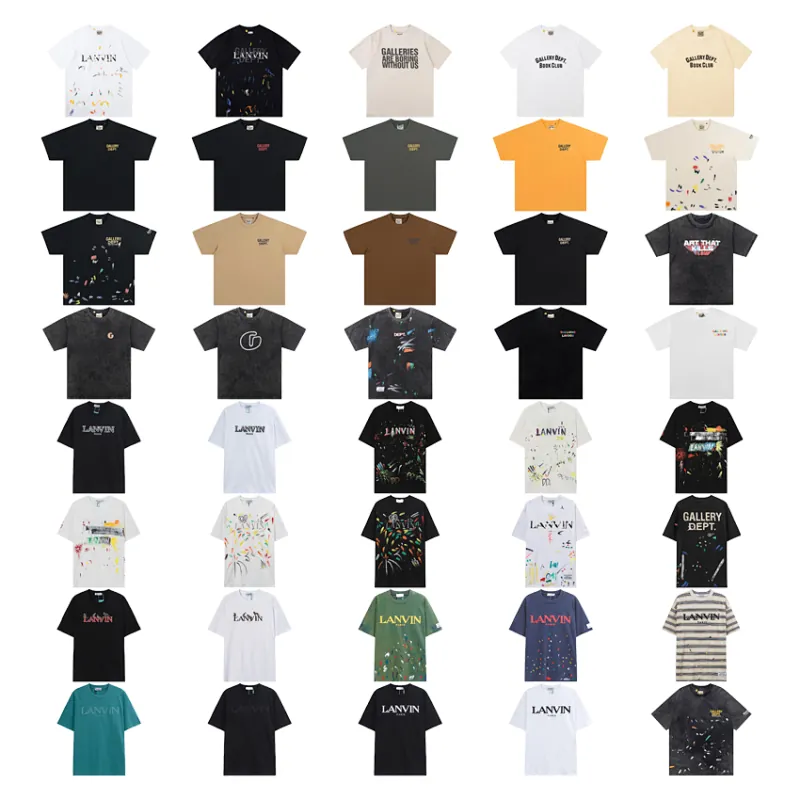 Lanvin Logo Print T-Shirt Collection