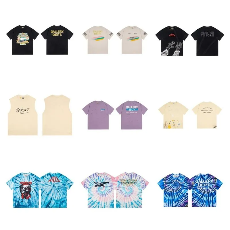 Gallery Dept Tie Dye Graphic T-Shirt Collection