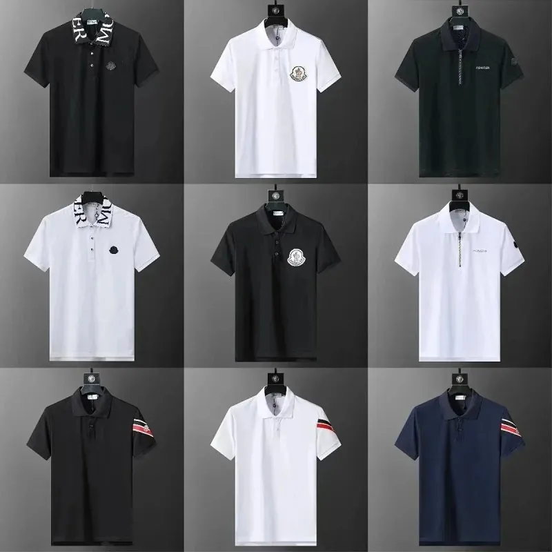 Moncler Logo Badge Polo Shirt Collection