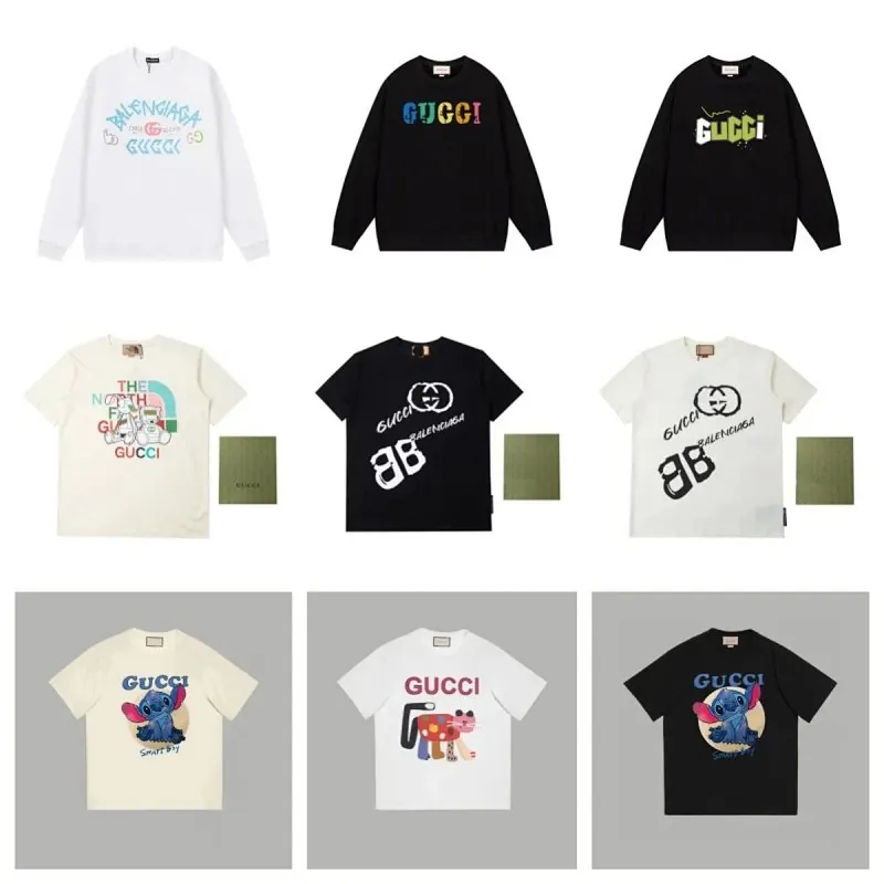 Gucci Logo T-Shirt Sweatshirt Collection