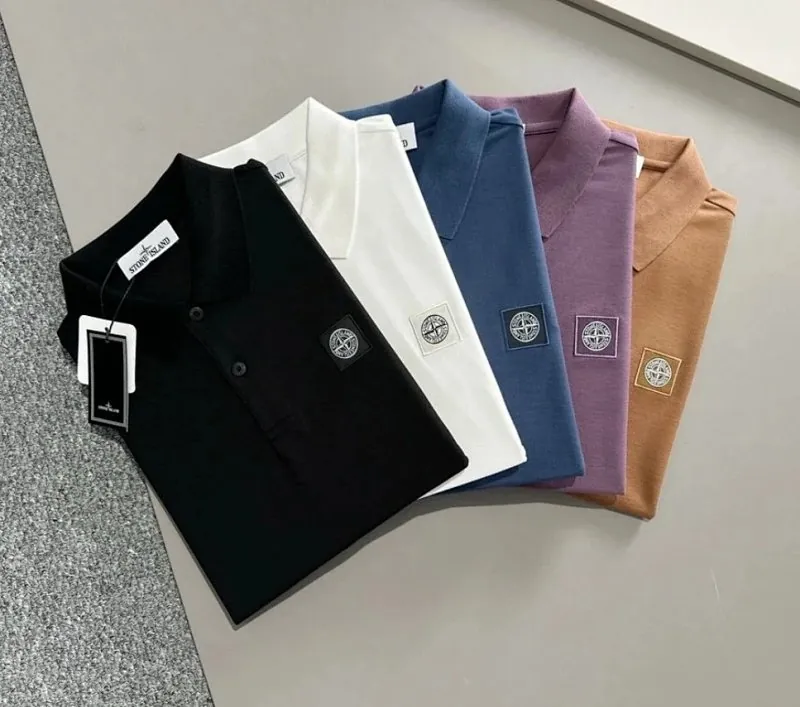 Stone Island Badge Polo Shirt Collection