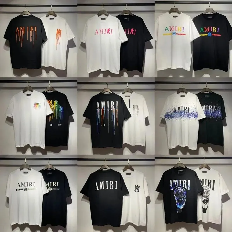 Amiri Drip Logo T-Shirt Collection