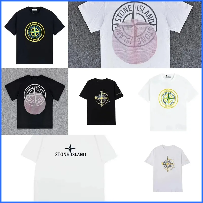 Stone Island Big Compass Print T-Shirt Collection