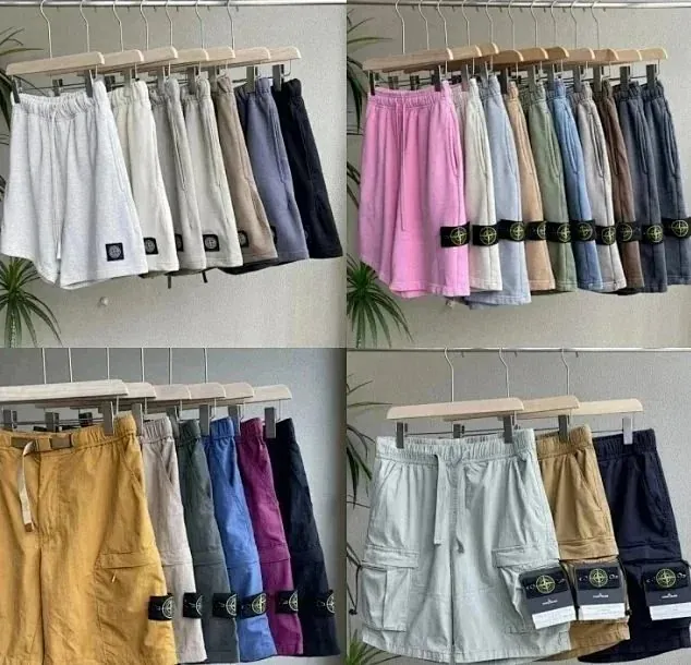 Stone Island Badge Shorts Collection